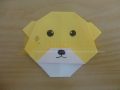 membuat origami wajah anjing