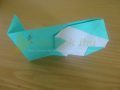 cara membuat origami monyet tahap 6