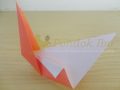 cara membuat origami angsa tahap 5